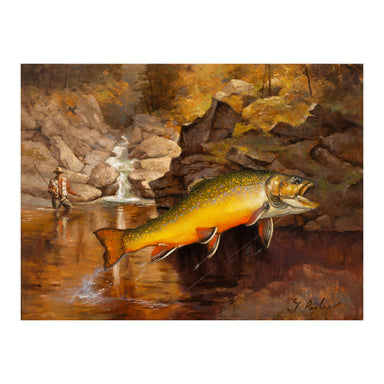 "The Trout Pool" by Greg Parker, Fine Art, Painting, Sporting
