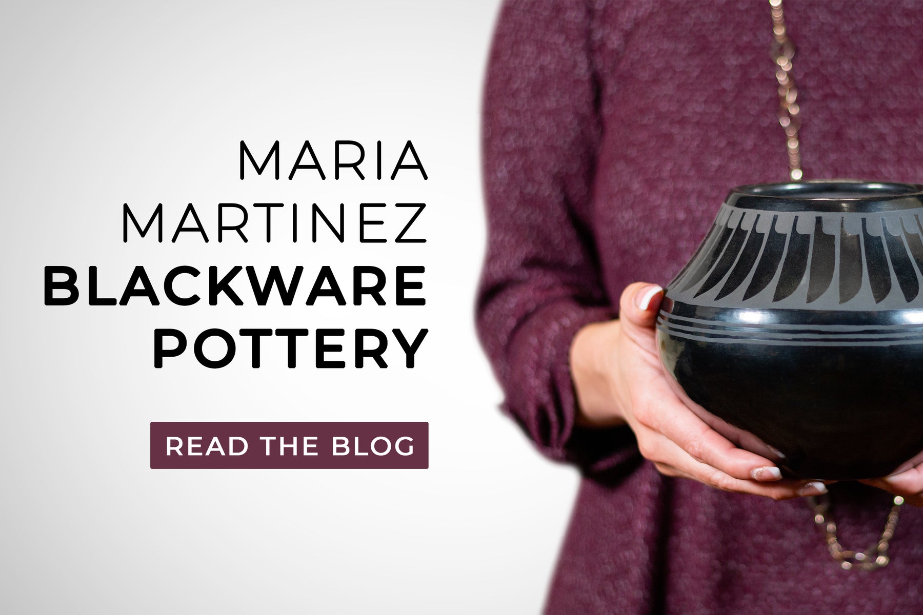 Maria Martinez Historic Blackware Pottery
