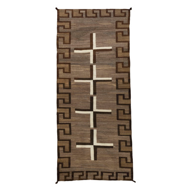 Navajo Crystal Runner, Native, Weaving, Floor Rug
