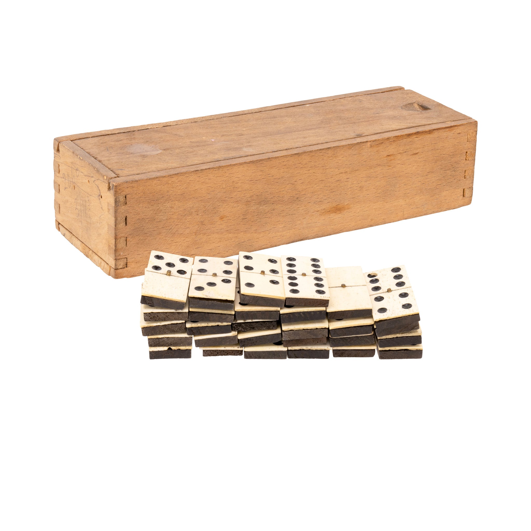 Bone Domino Set, Furnishings, Games, Dominos