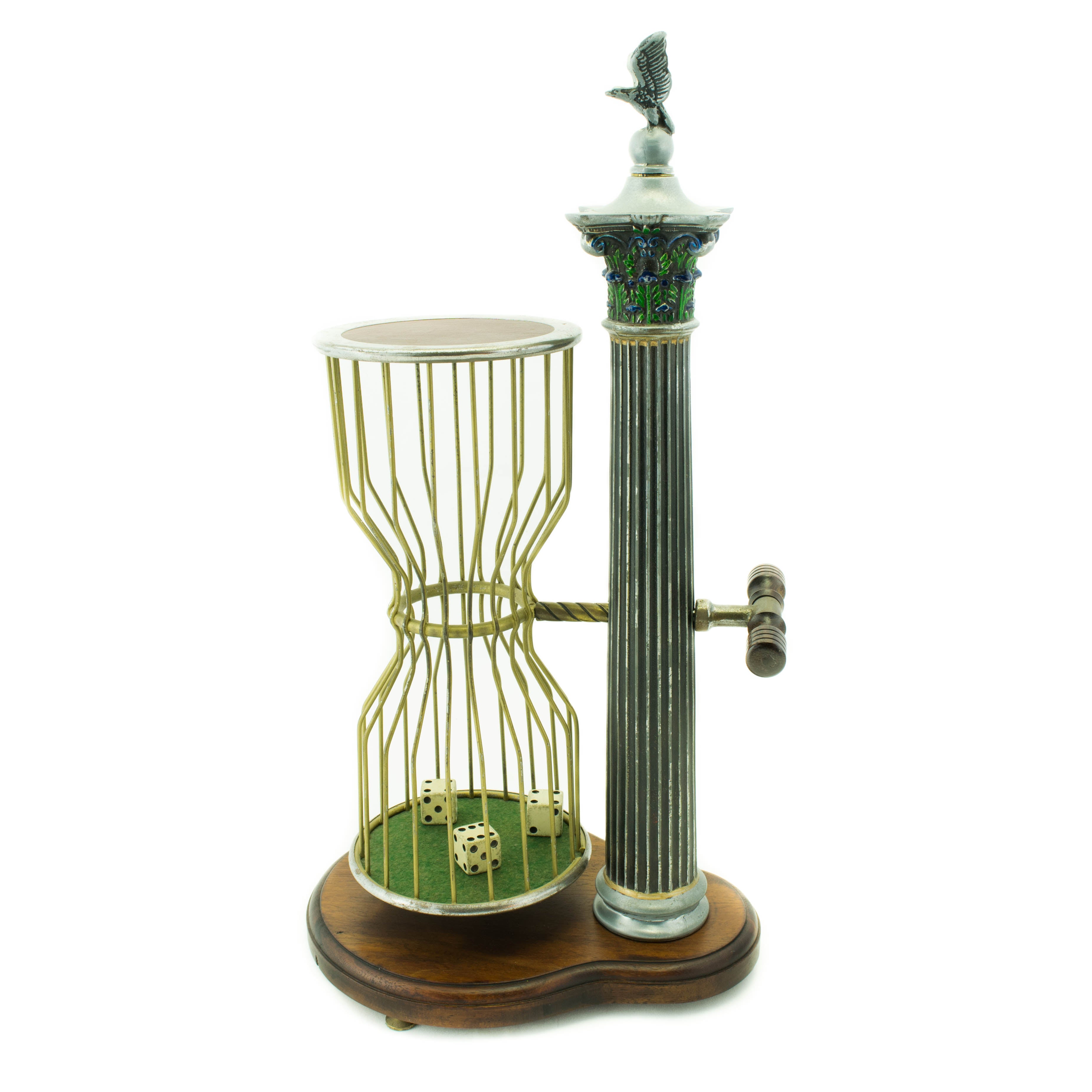 Decorative Chuck-A-Luck Dice Cage, Western, Gaming, Chuck-A-Luck