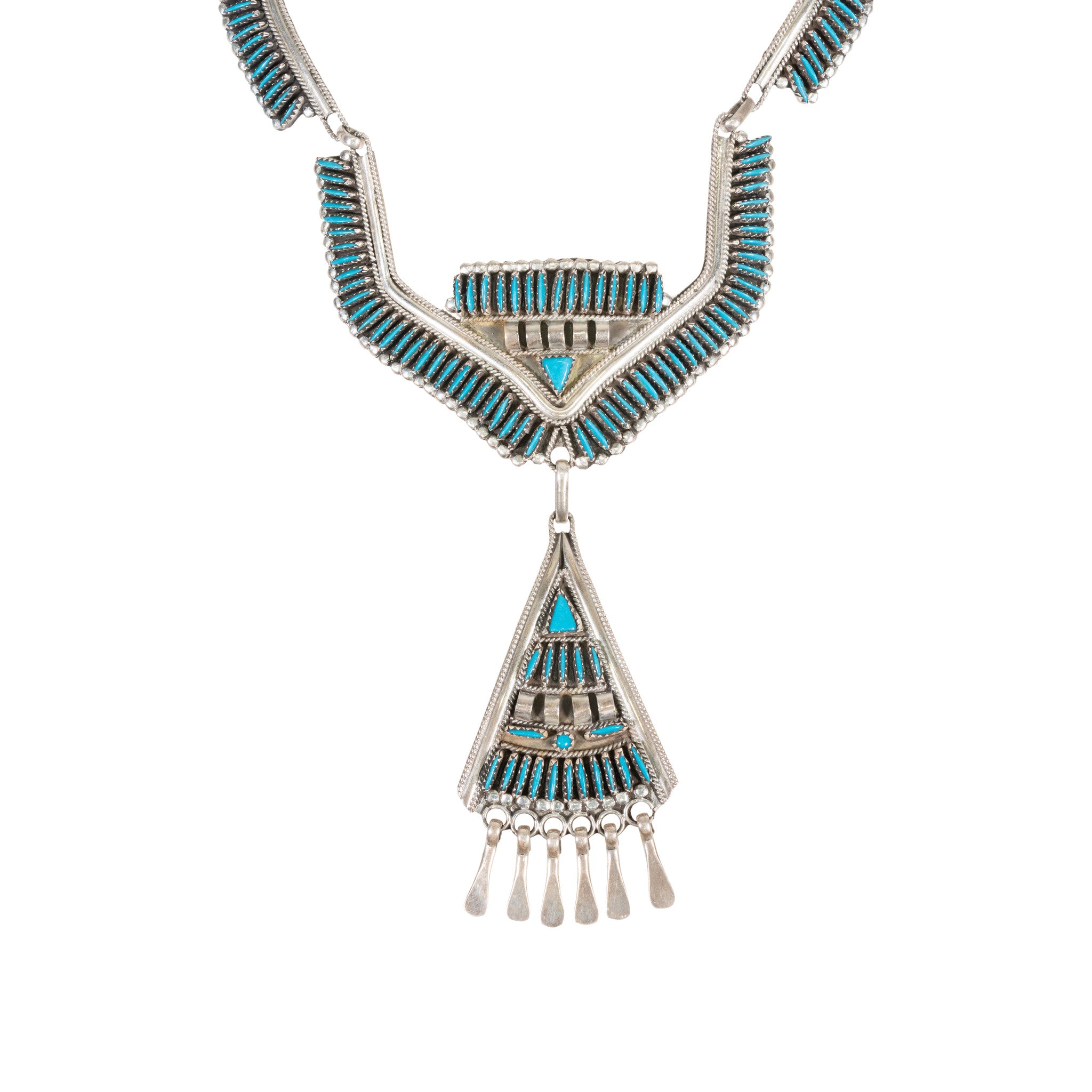 Zuni Needle Point Necklace