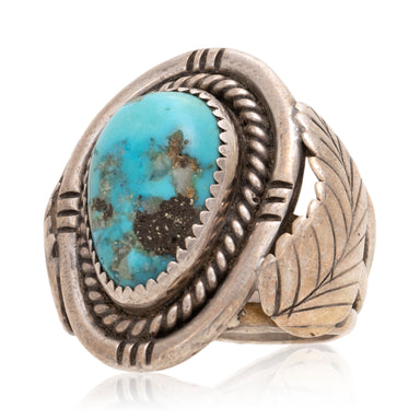 Morenci Turquoise Ring, Jewelry, Ring, Native