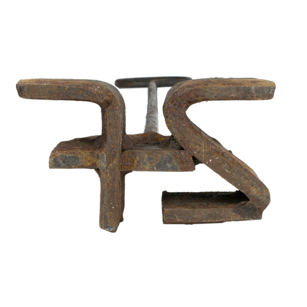 Large "FS" Cattle Brand, Western, Other, Branding Iron