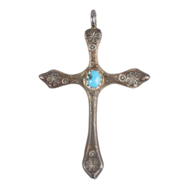 Sand Cast Cross Pendant, Jewelry, Necklace, Native