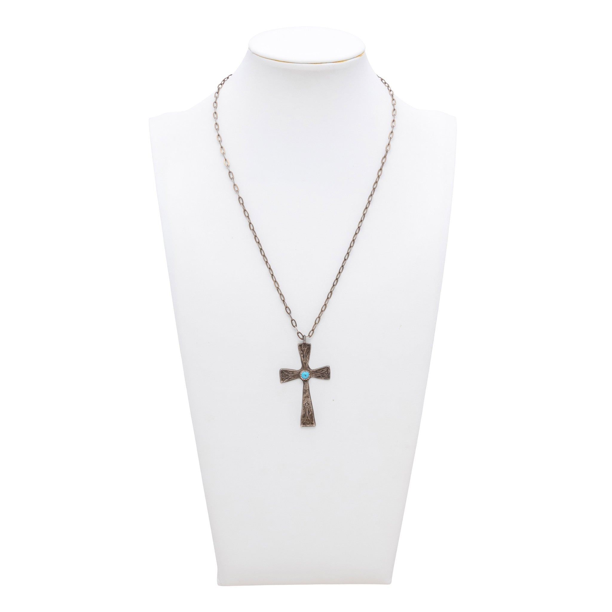 Sand Cast Cross Pendant
