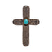 Hand-Stamped Cross Pendant, Jewelry, Necklace, Native