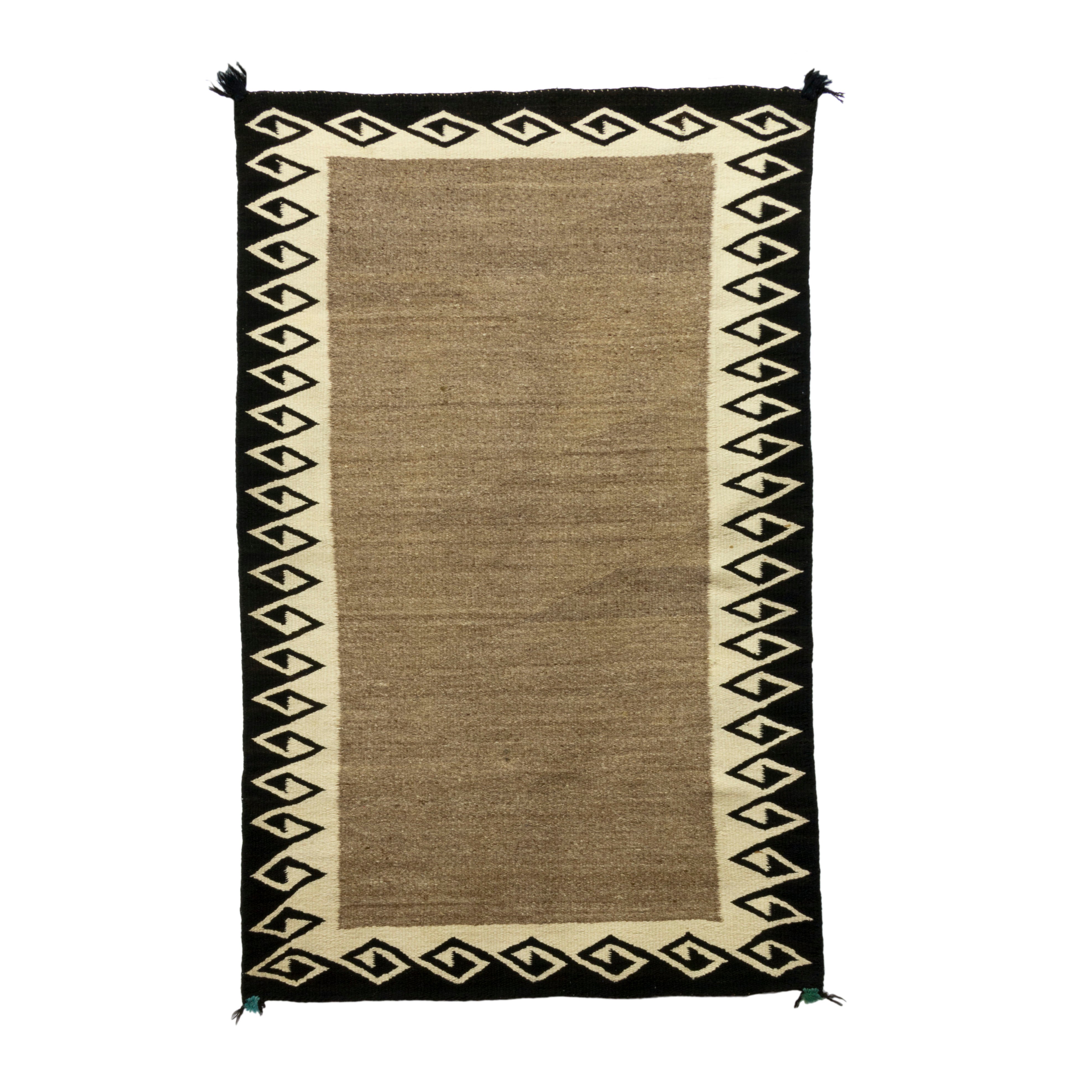 Navajo Crystal Double Saddle, Native, Weaving, Double Saddle Blanket