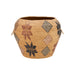 Lillooet Globular Basket, Native, Basketry, Vertical