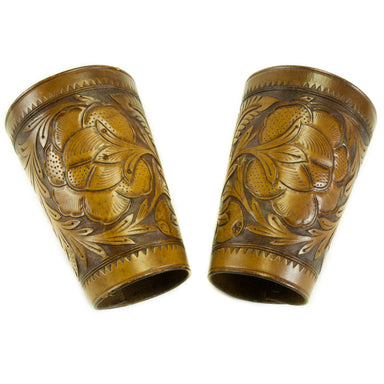 Floral Cowboy Cuffs, Western, Garment, Cuffs