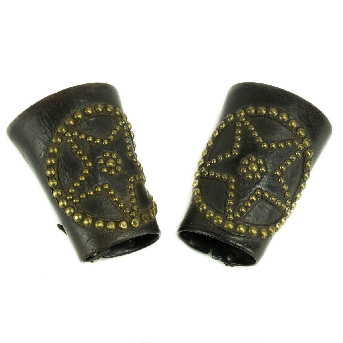 Brass Studded Cowboy Cuffs — Cisco's Gallery