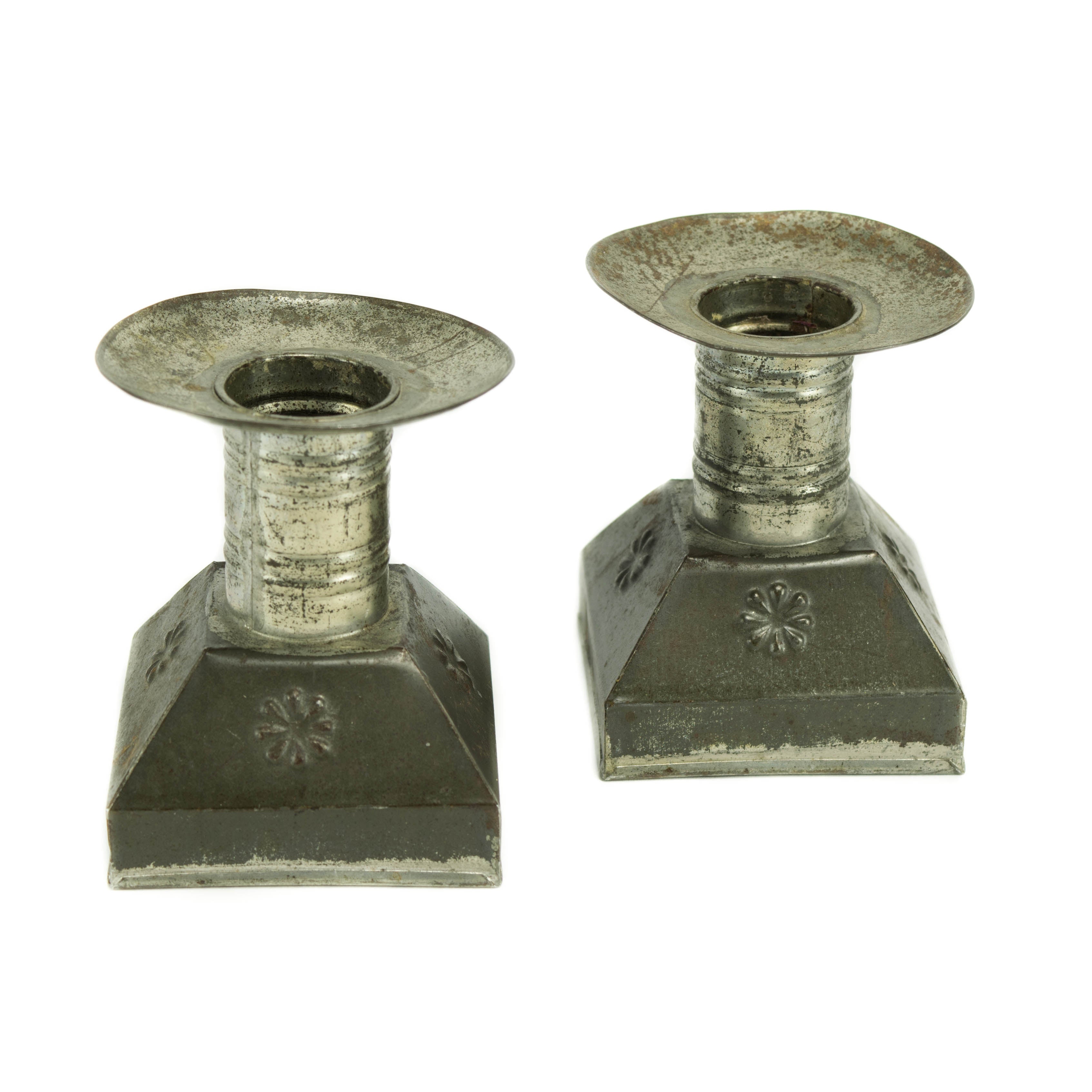 American Tin Candle Stick Holders, Furnishings, Decor, Candle Holder