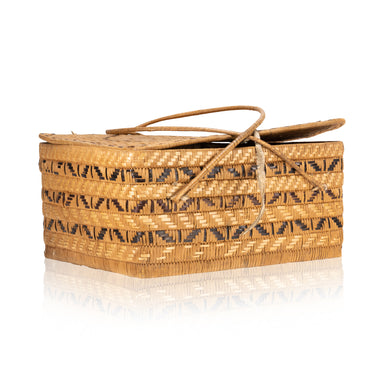 Lillooet Carrying Basket, Native, Basketry, Vertical