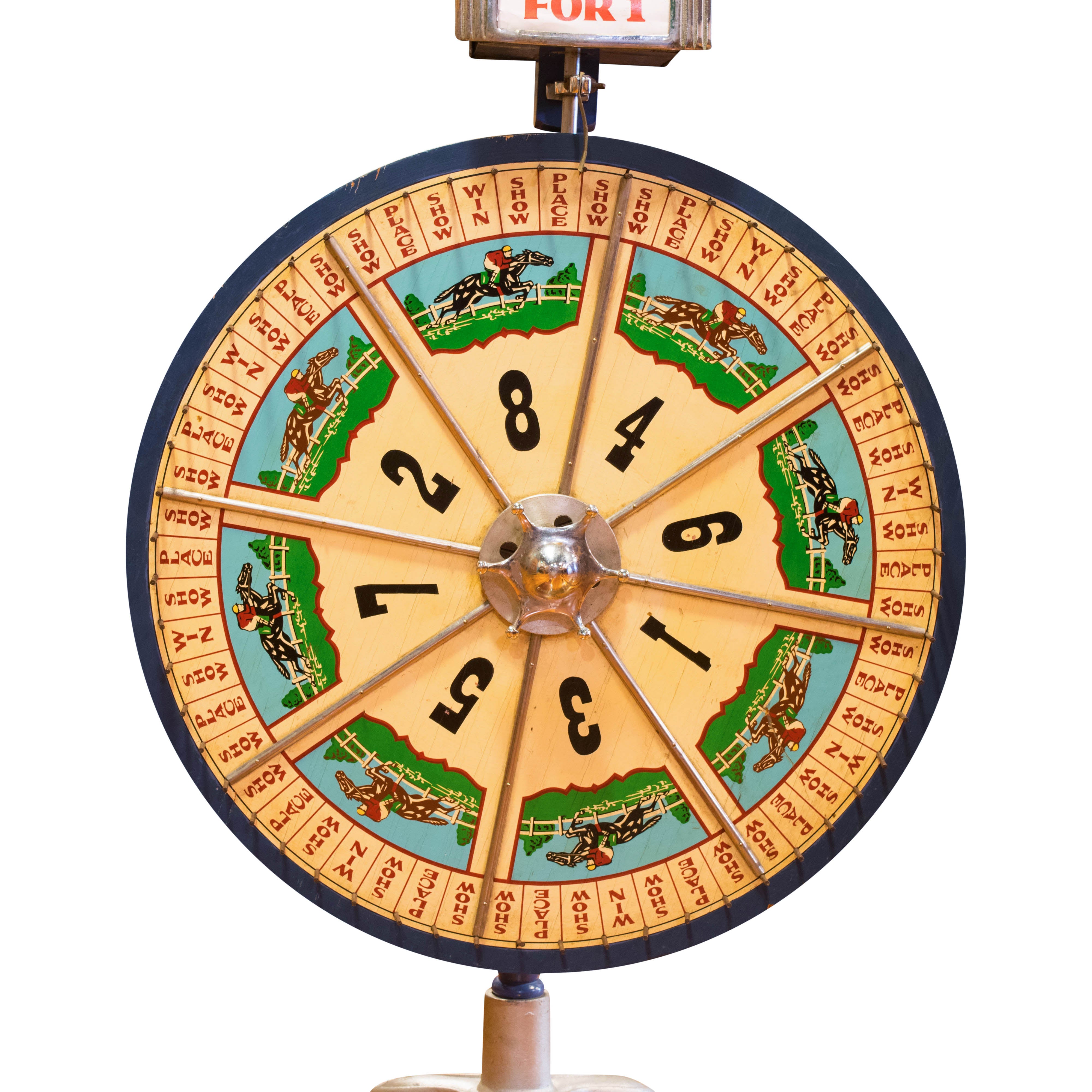 Roulette Table Top Horse Race Wheel