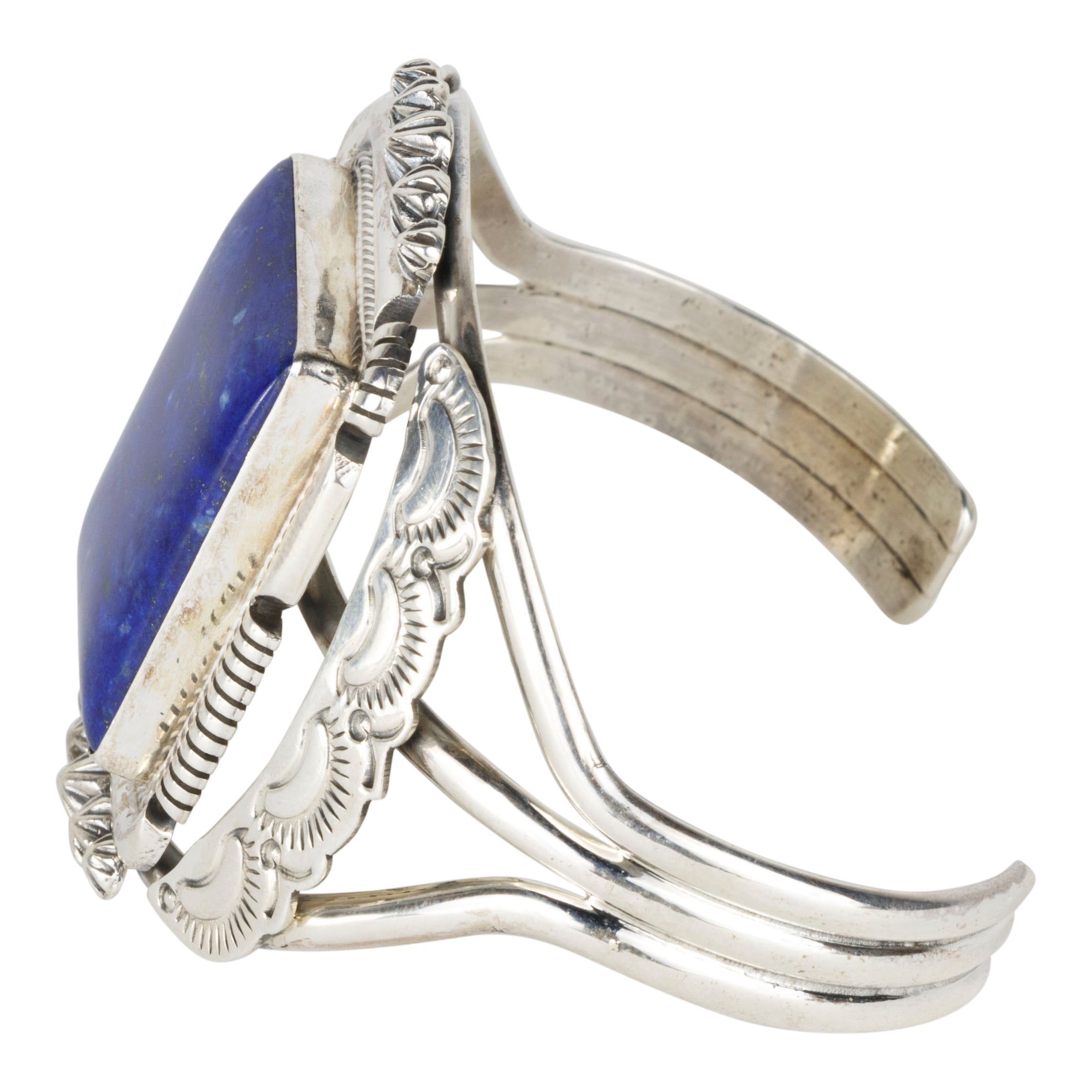 Navajo Square Lapis Bracelet