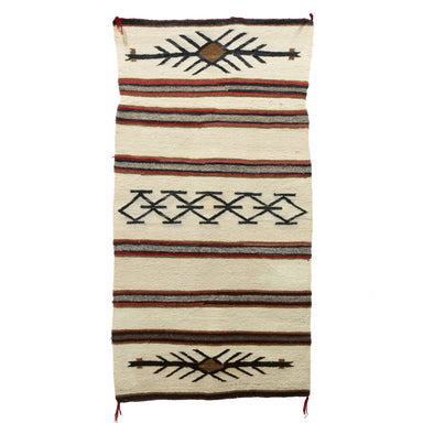 Navajo Double Saddle, Native, Weaving, Double Saddle Blanket