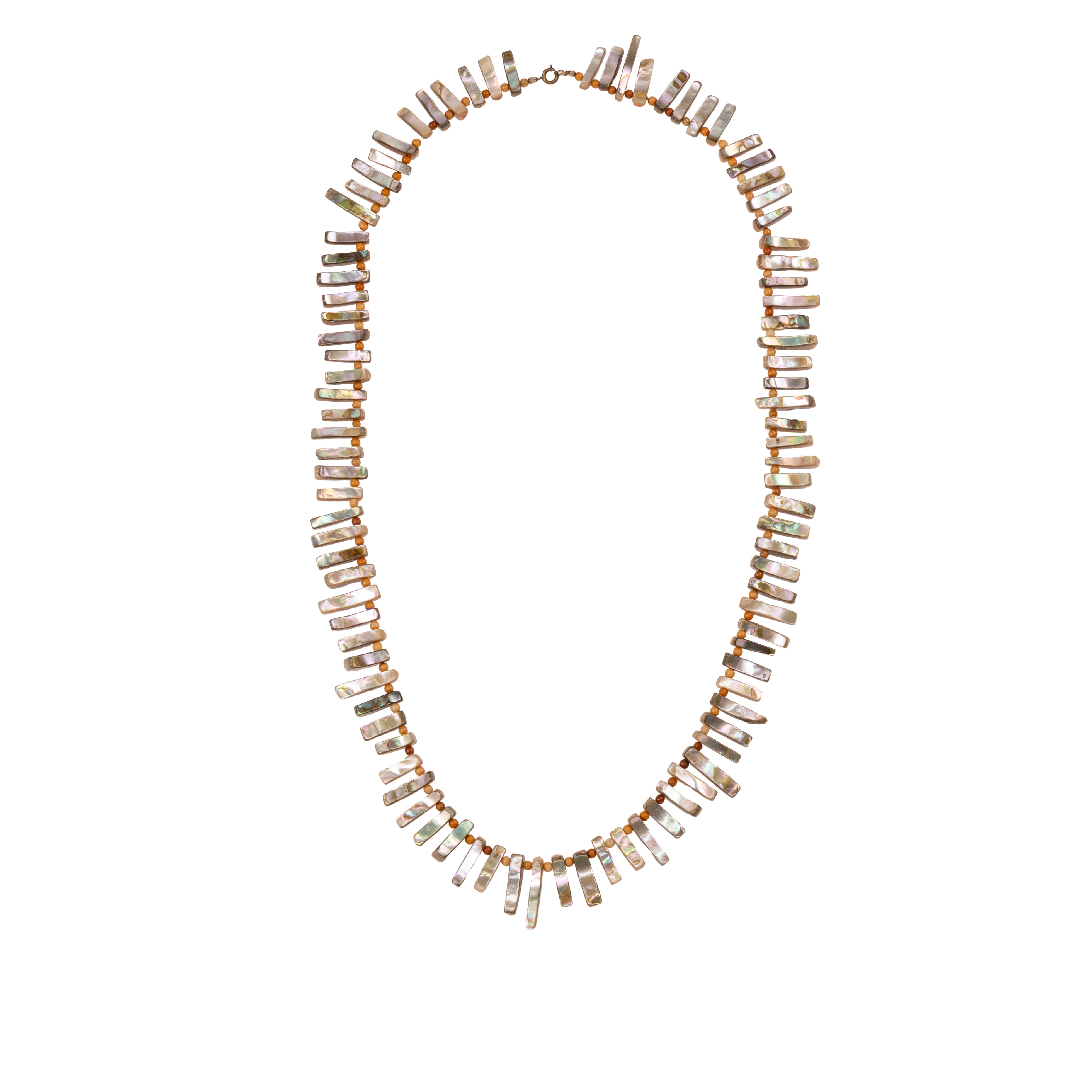 Spiny Oyster Beaded Necklace, Jewelry, Necklace, Native