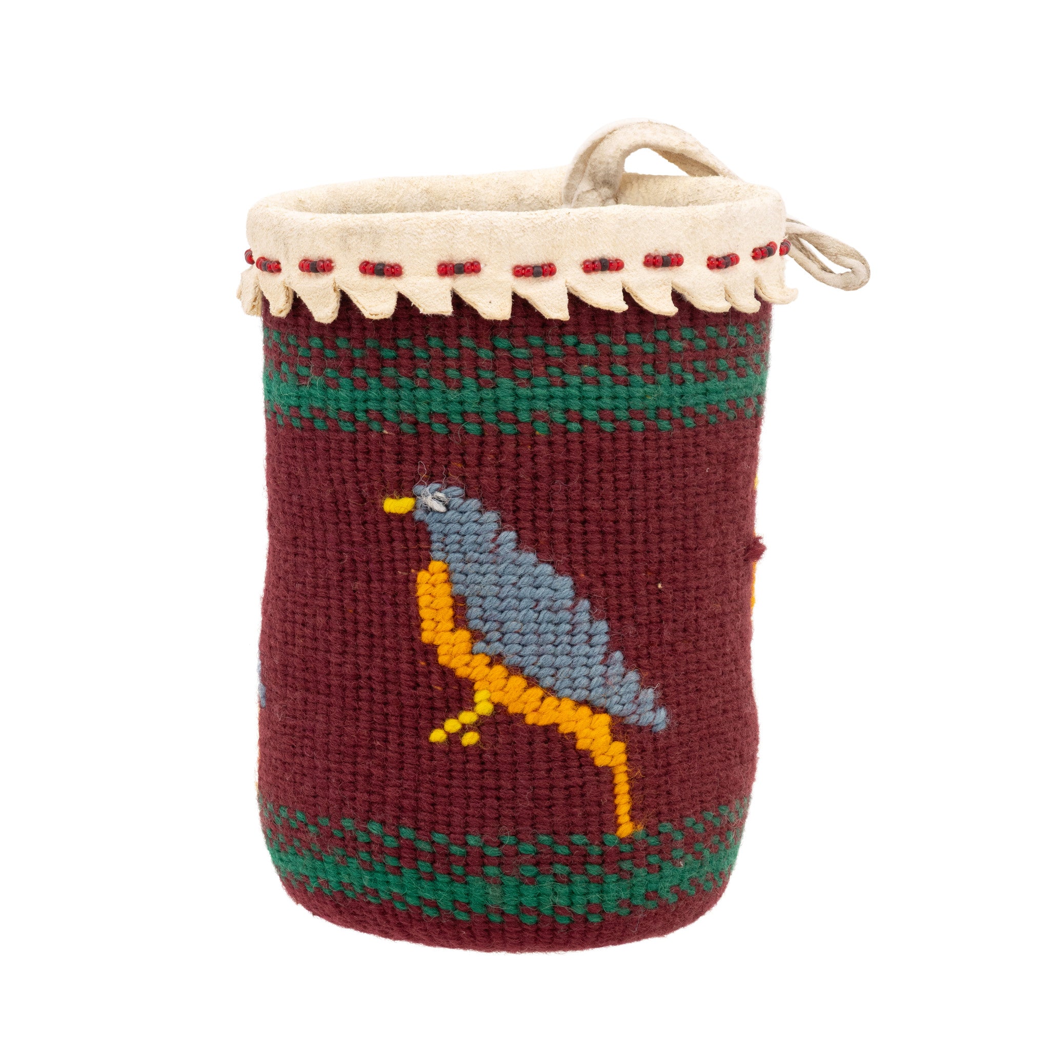 Plateau Sally Bag, Native, Basketry, Vertical