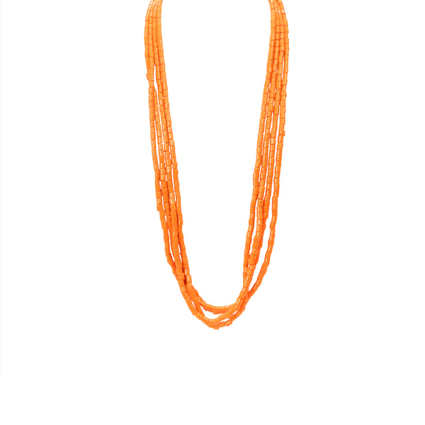 Four Strand Beaded Necklace, Jewelry, Necklace, Native