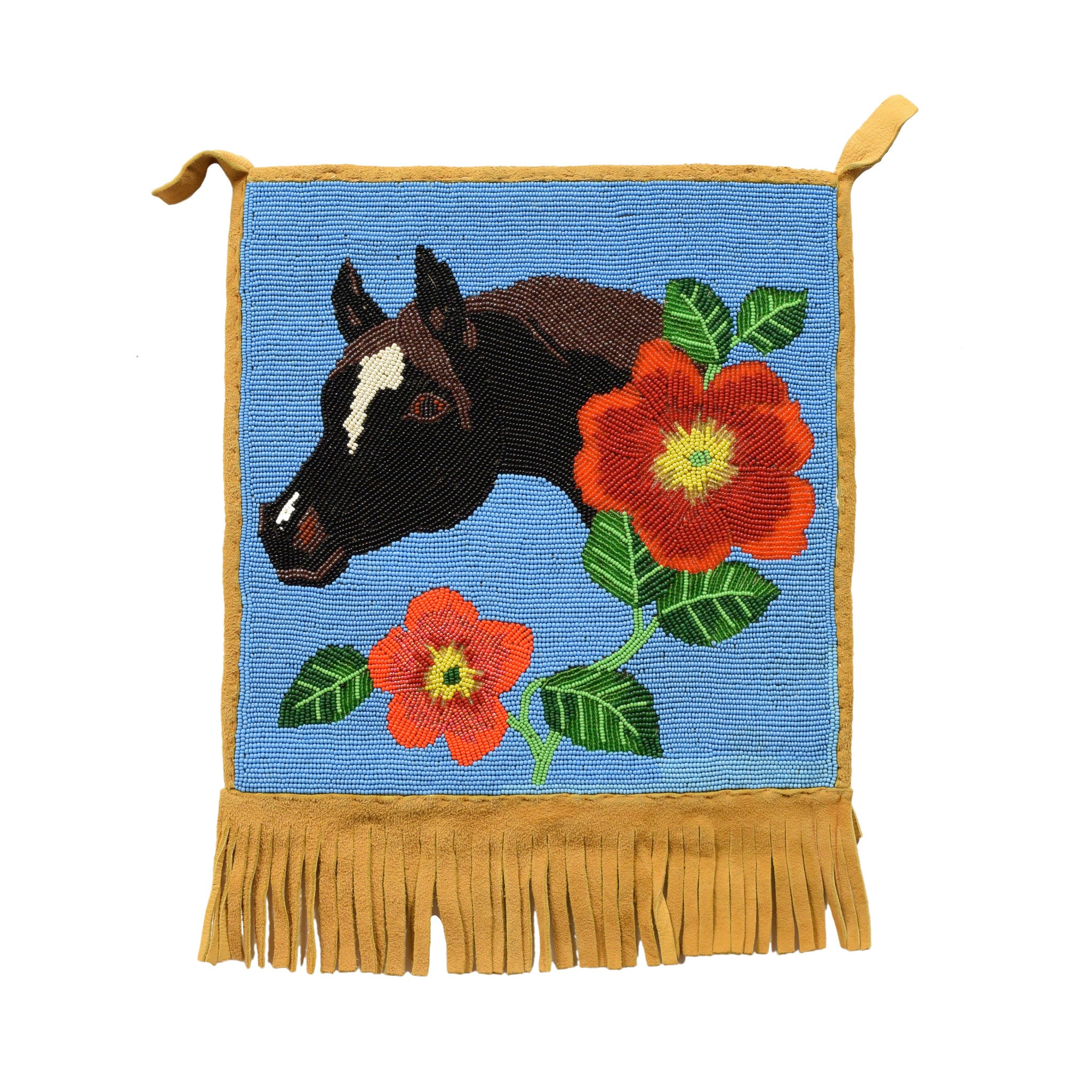 Nez Perce Beaded Flat Bag, Native, Bag, Flat Bag