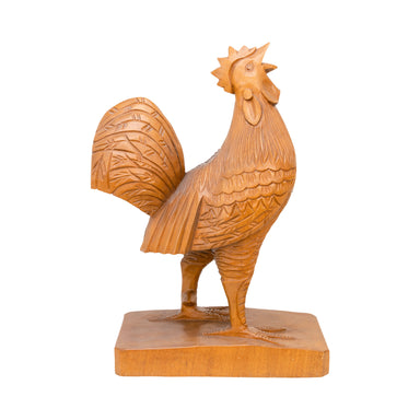 Crowing Rooster, Furnishings, Decor, Carving