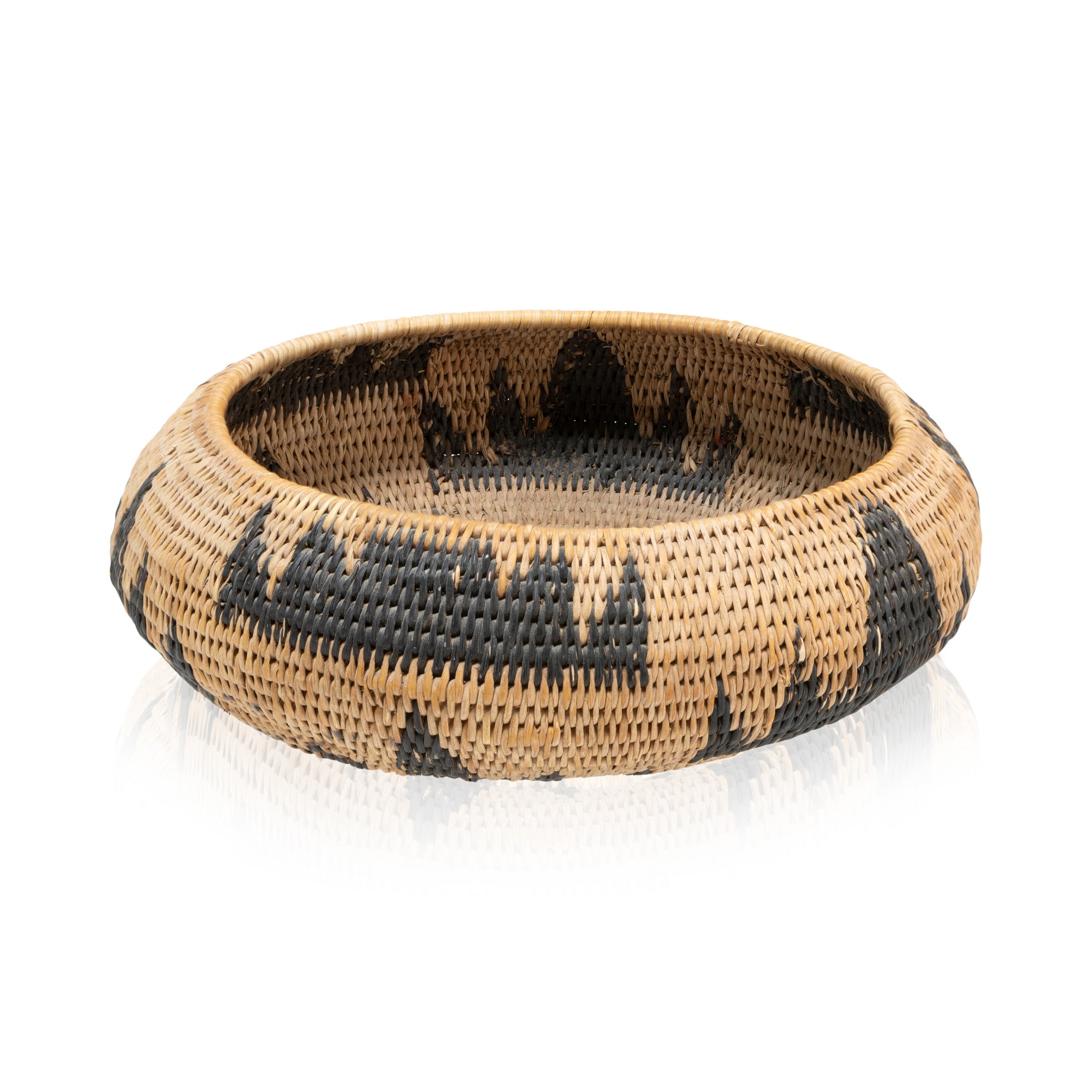 Pomo Basket, Native, Basketry, Vertical