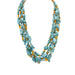 Five Strand Turquoise and Amber Necklace, Jewelry, Necklace, Native