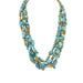 Five Strand Turquoise and Amber Necklace, Jewelry, Necklace, Native