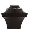 Five Strand Turquoise and Amber Necklace