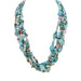 Five Strand Turquoise and Spiny Oyster Necklace, Jewelry, Necklace, Native