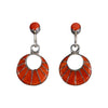 Zuni Coral Necklace and Earrings