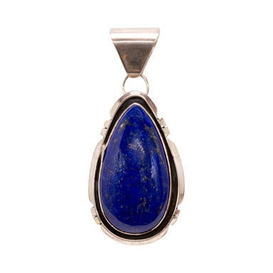 Navajo Lapis Pendant, Jewelry, Necklace, Native