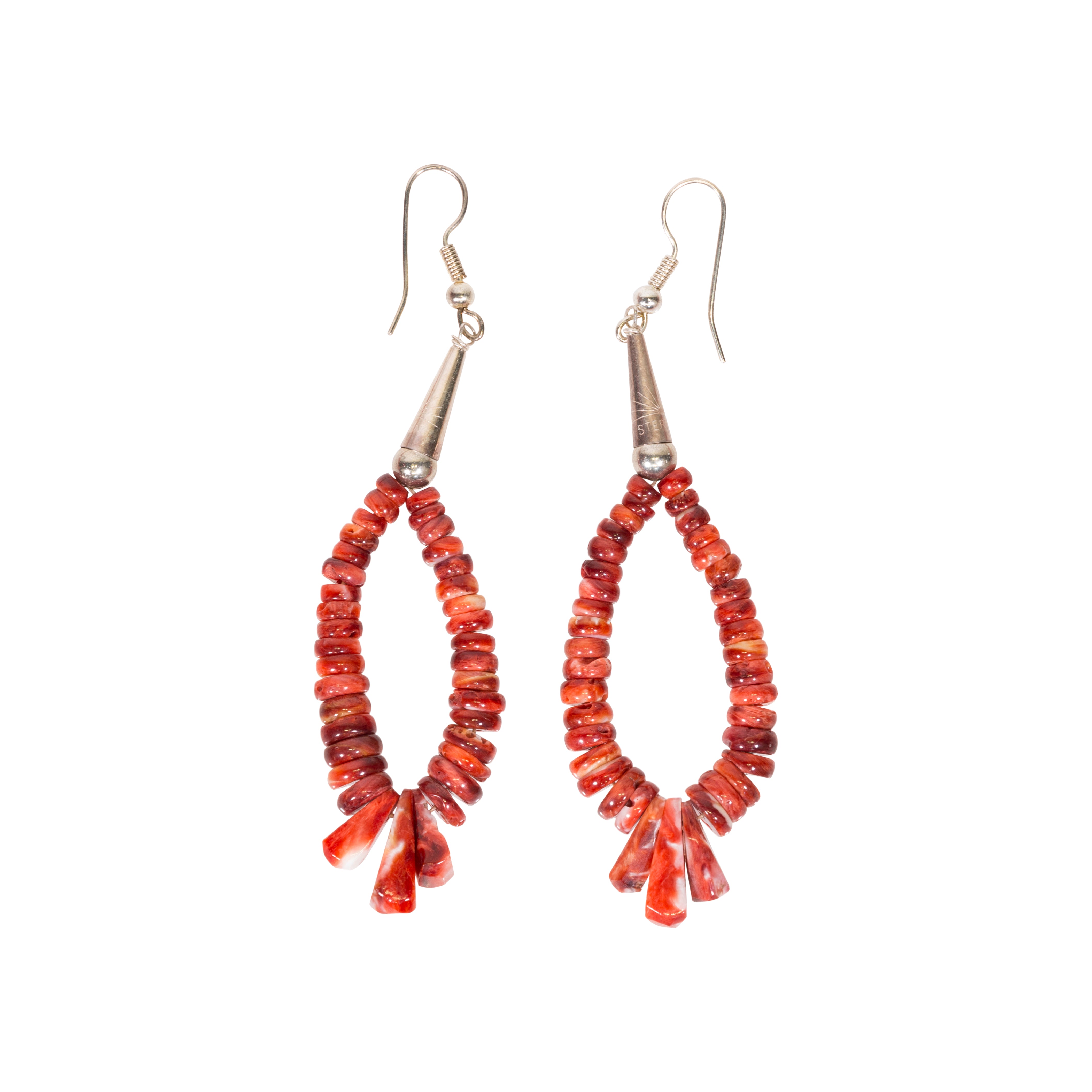 Spiny Oyster Necklace and Earrings