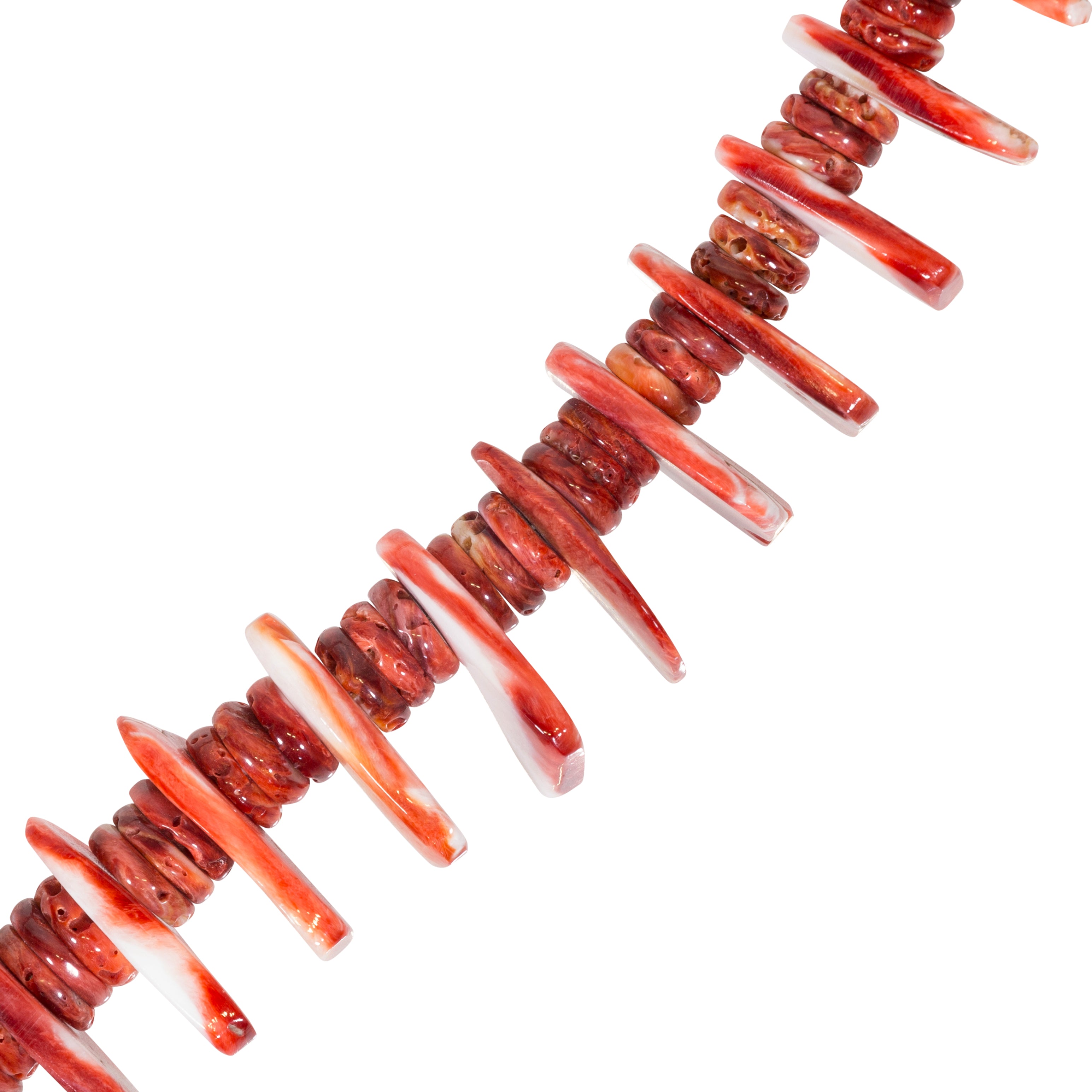 Spiny Oyster Necklace and Earrings