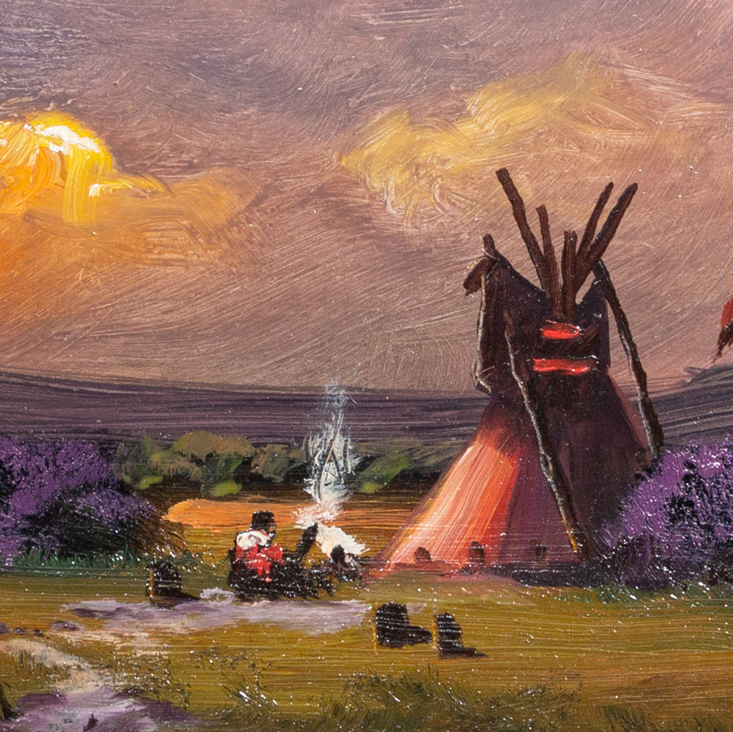 Comanche Camp by Heinie Hartwig