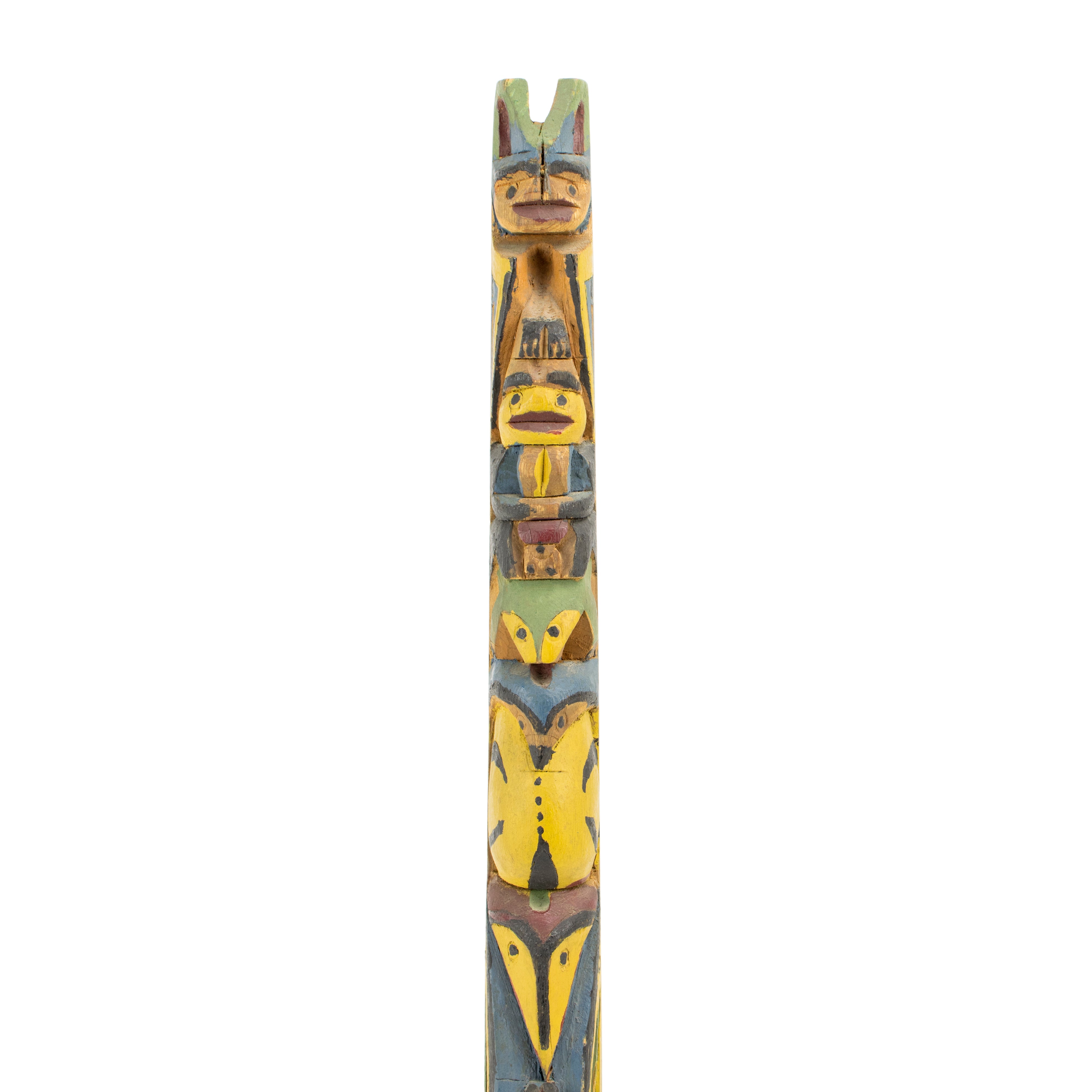 Coast Salish Model Totem