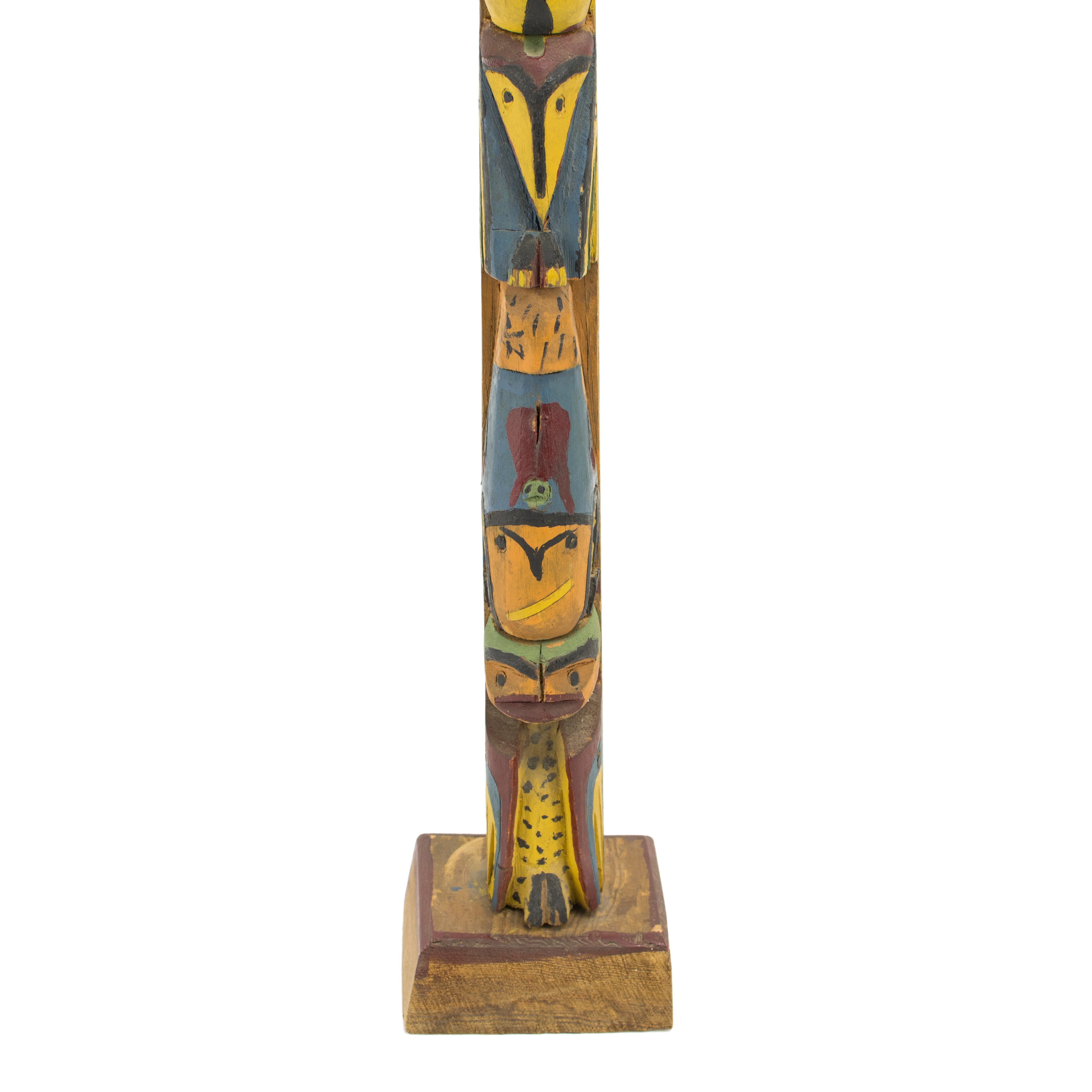 Coast Salish Model Totem