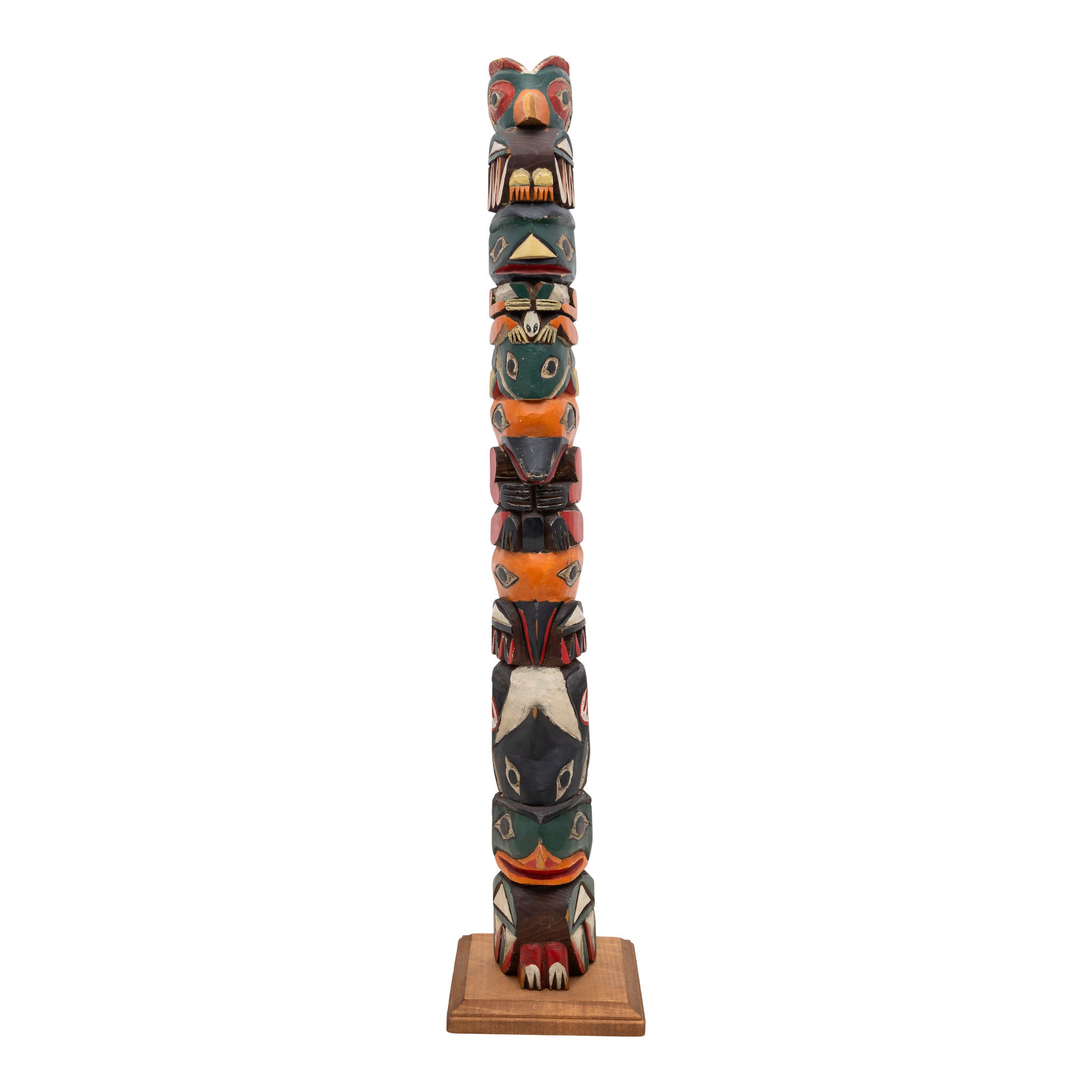 Nuu-chah-nulth Seattle Totem, Native, Carving, Totem Pole