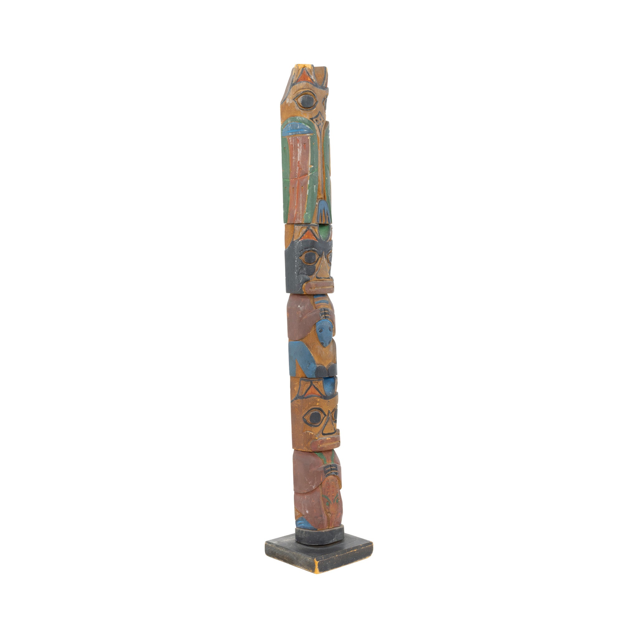 Multifigure Tlingit Totem