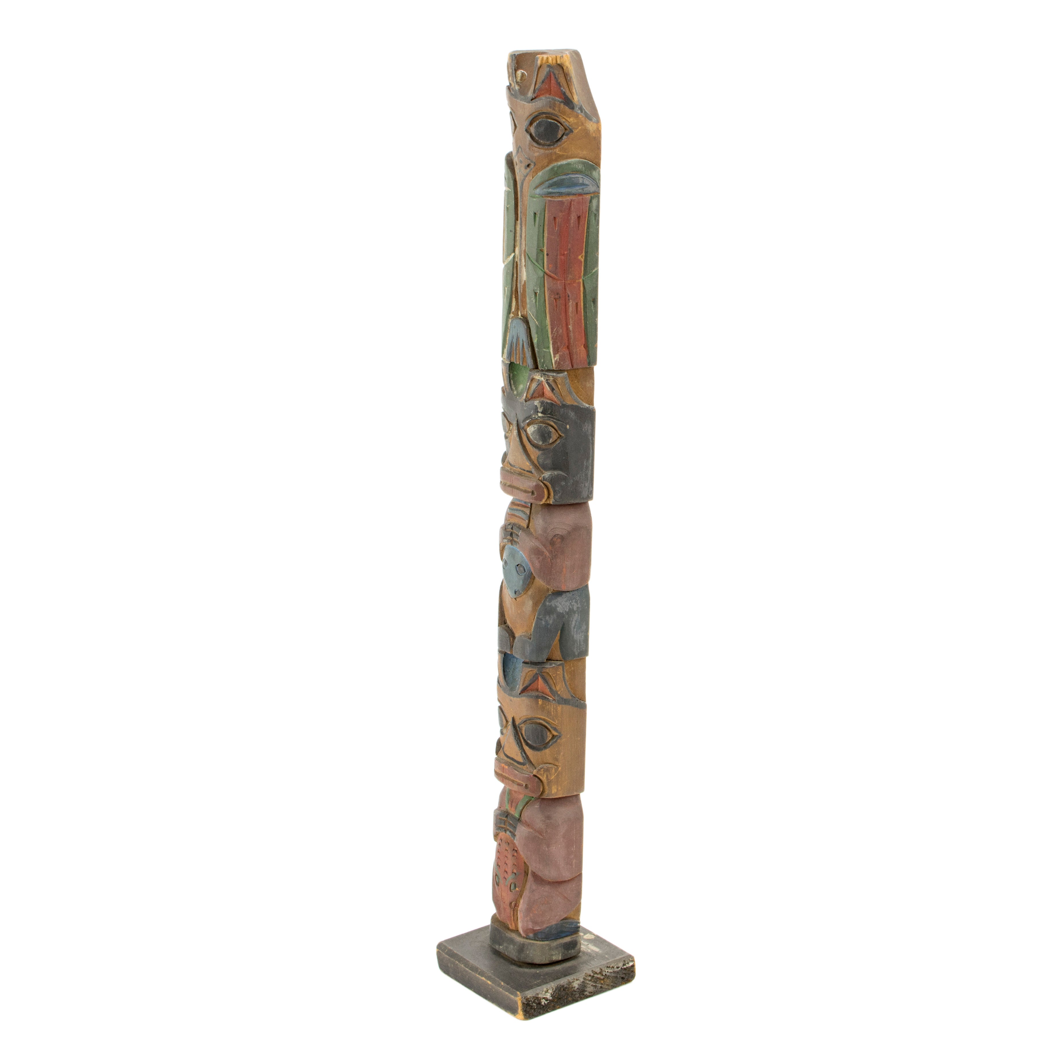 Multifigure Tlingit Totem