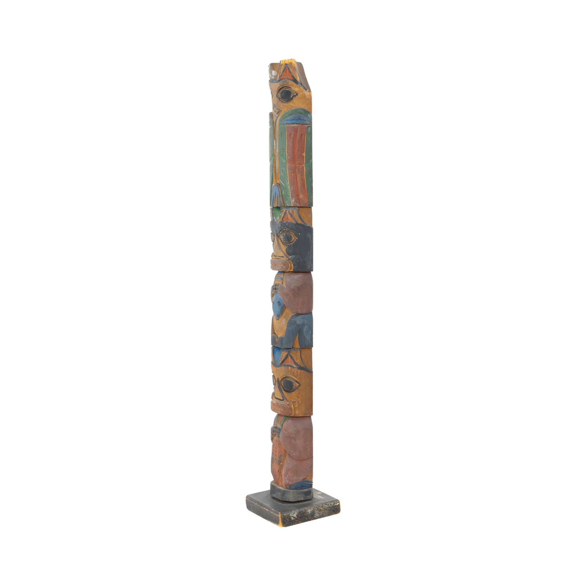 Multifigure Tlingit Totem