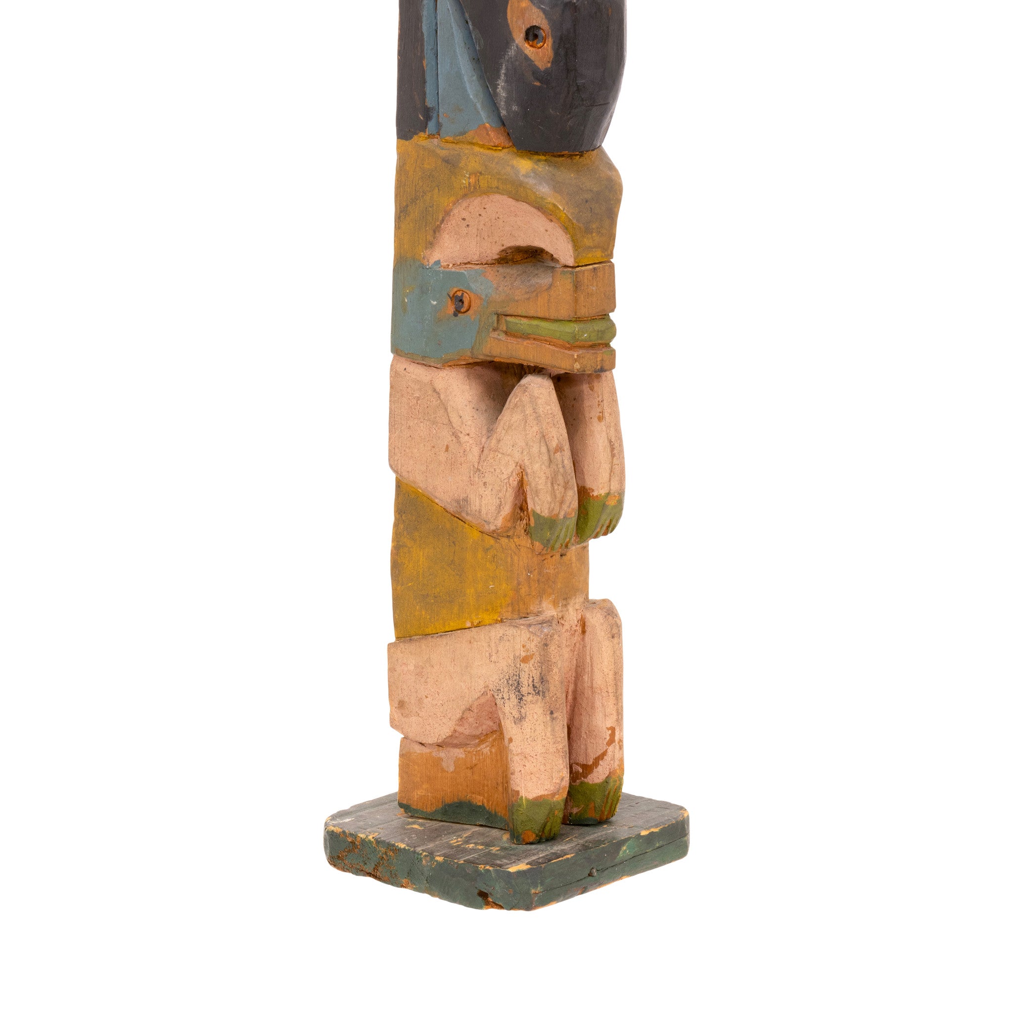 Nuu-chah-nulth Four Figure Model Totem