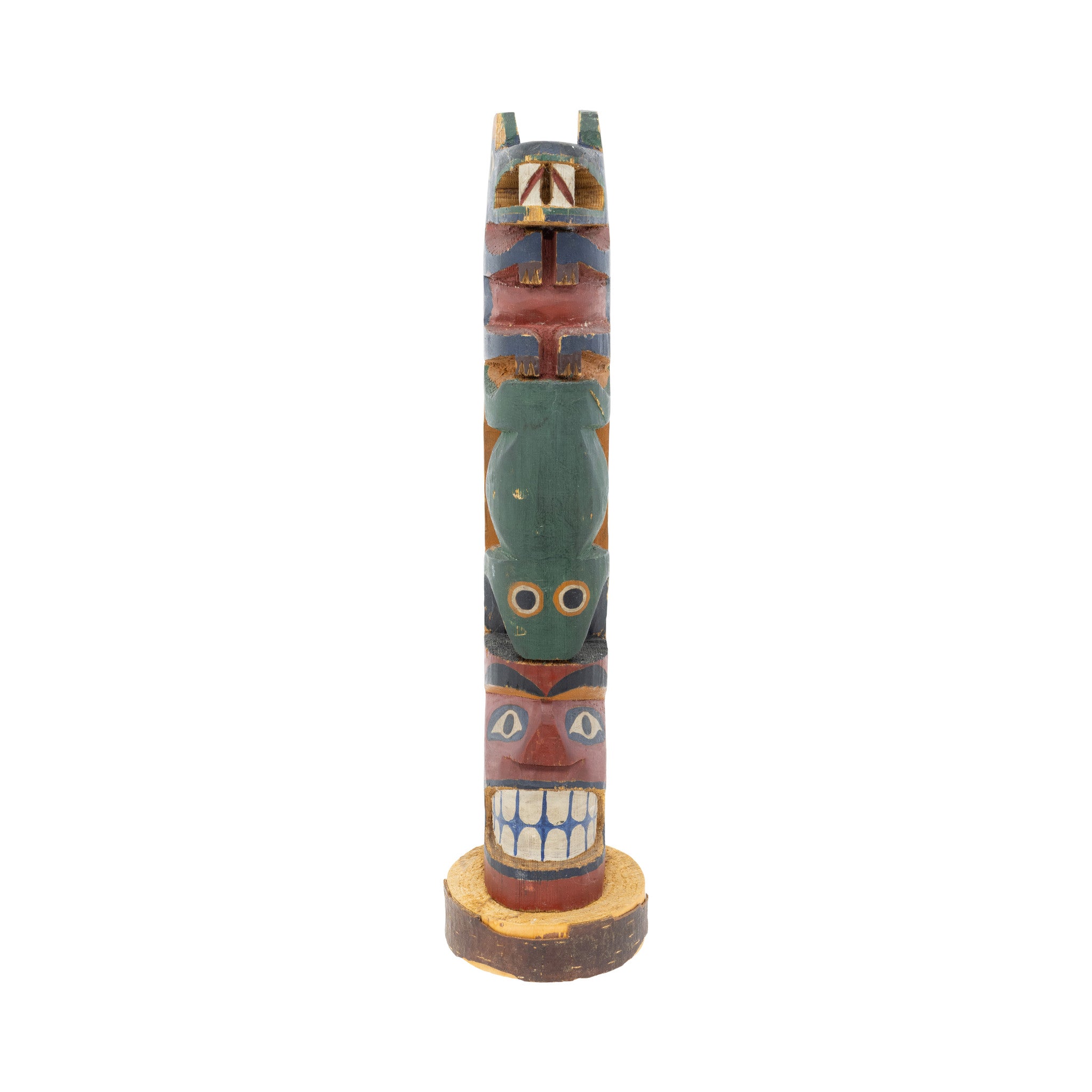 Nuu-chah-nulth Three Figure Totem