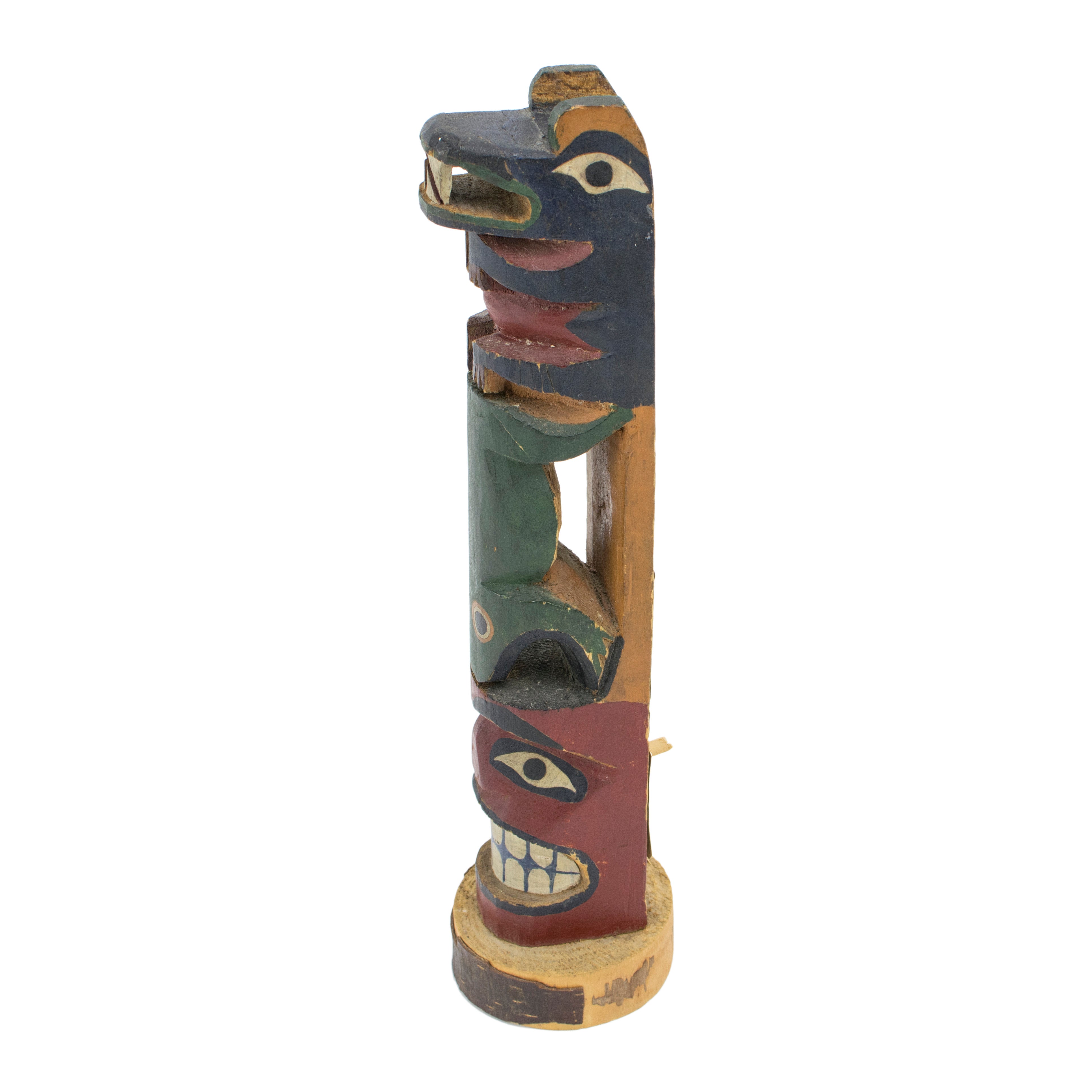 Nuu-chah-nulth Three Figure Totem