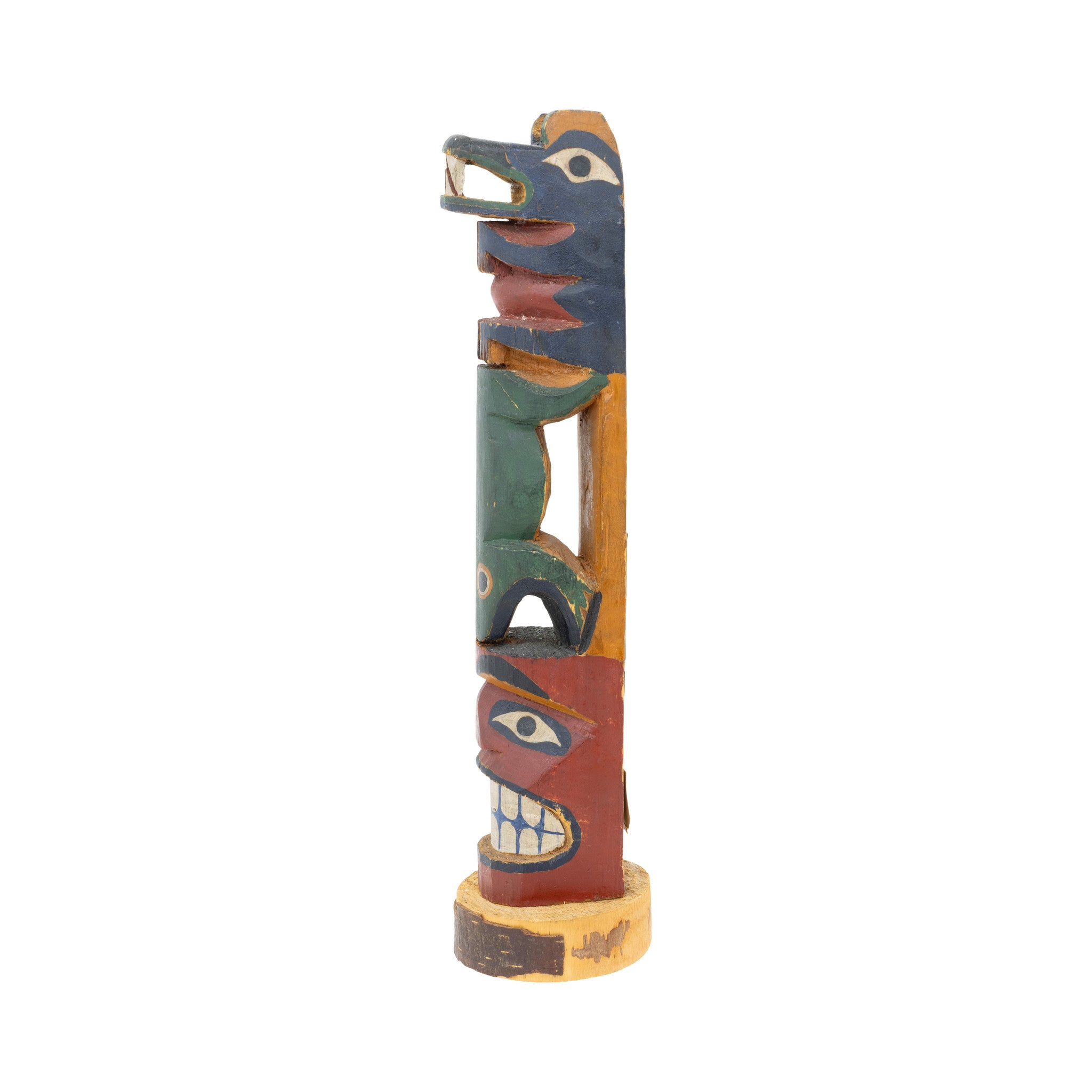 Nuu-chah-nulth Three Figure Totem