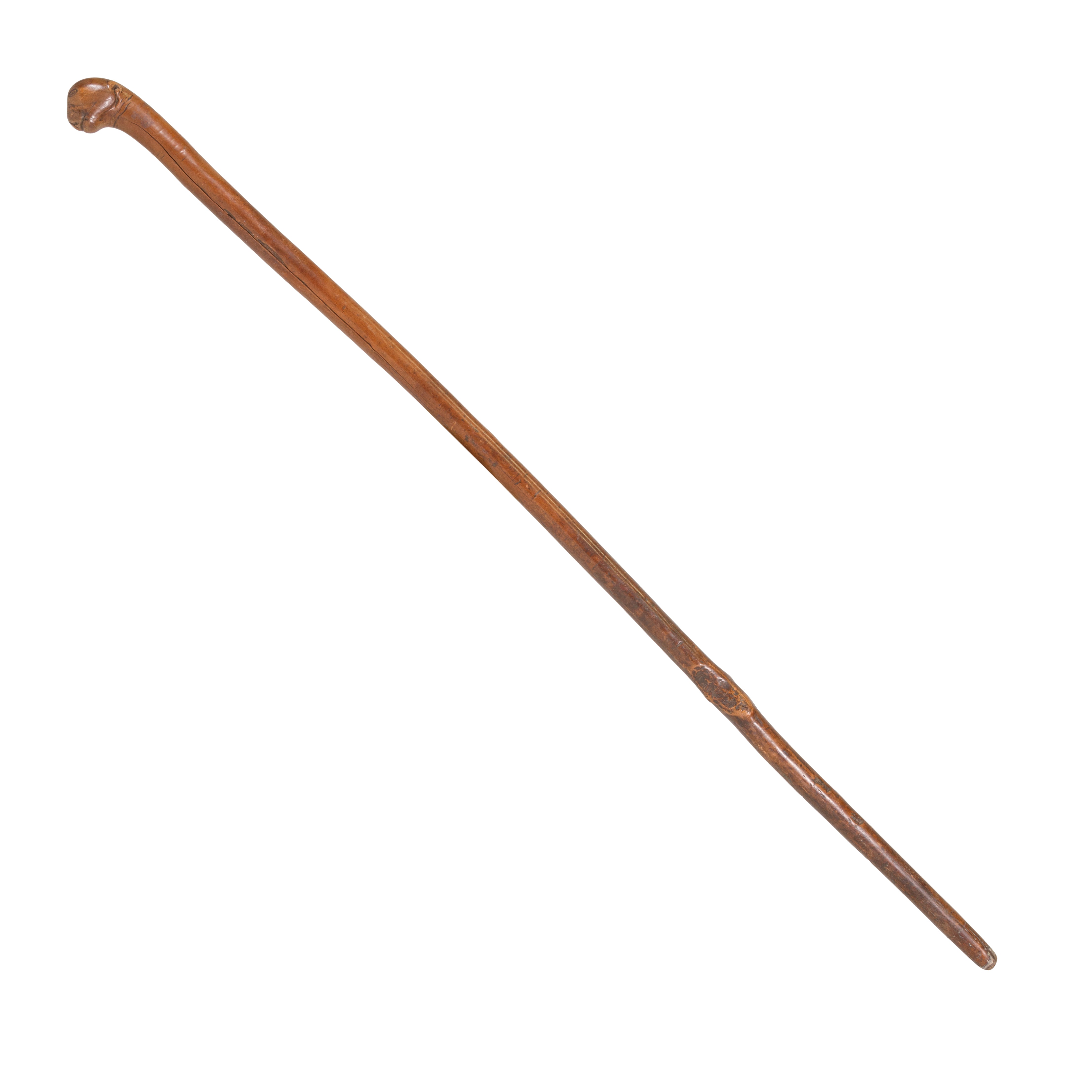 Northeast Otter Effigy Cane