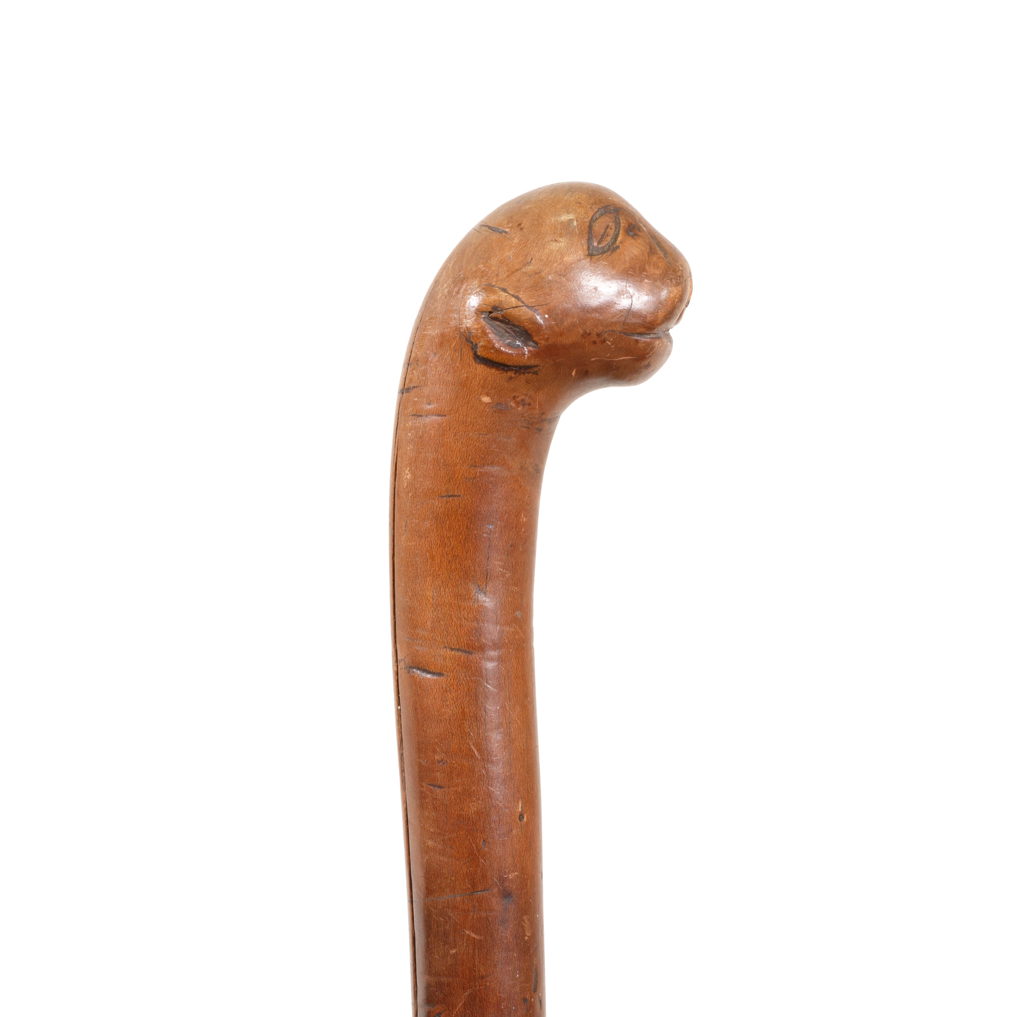 Northeast Otter Effigy Cane