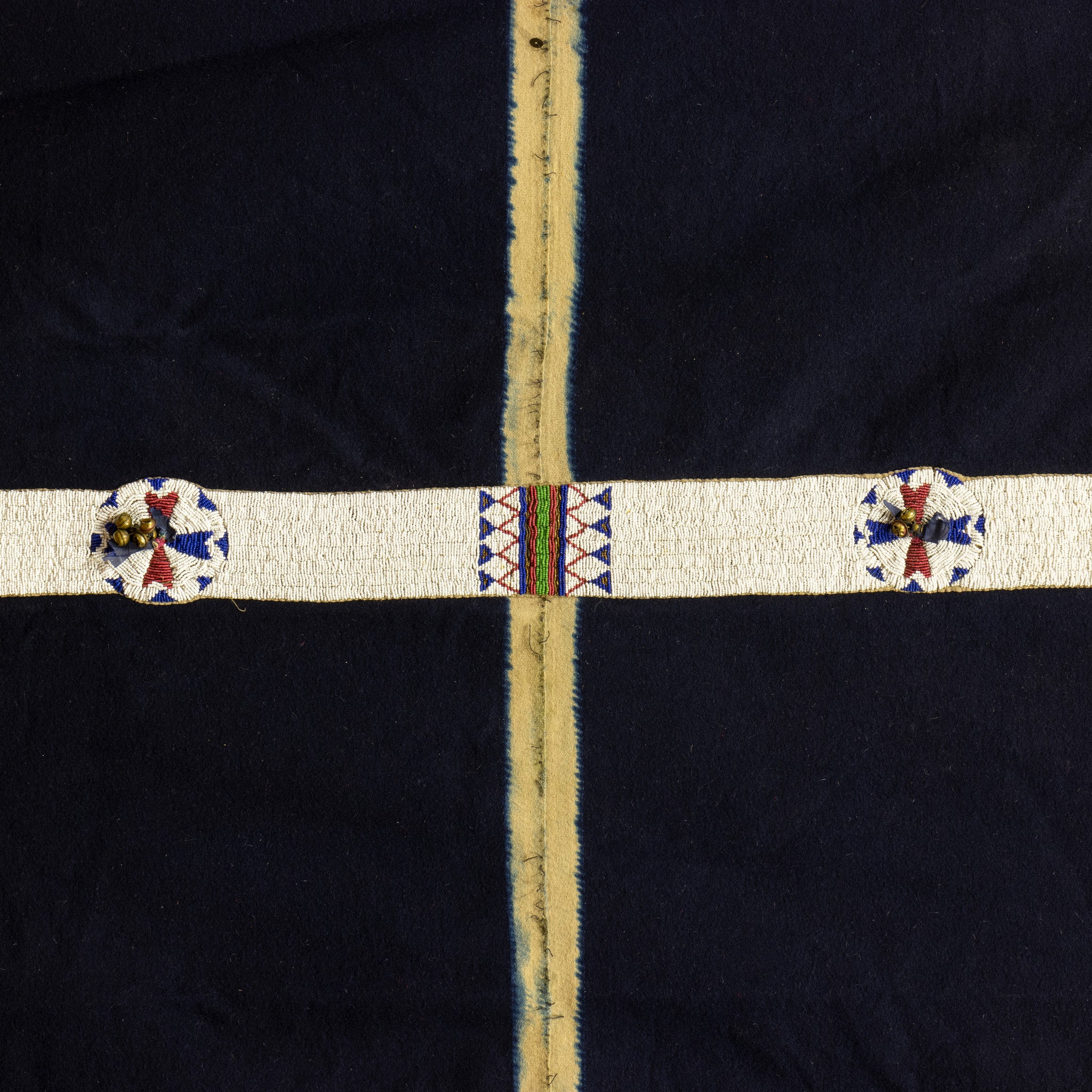 Sioux Beaded Blanket Strip