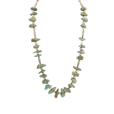 Turquoise Beaded Necklace, Jewelry, Necklace, Native