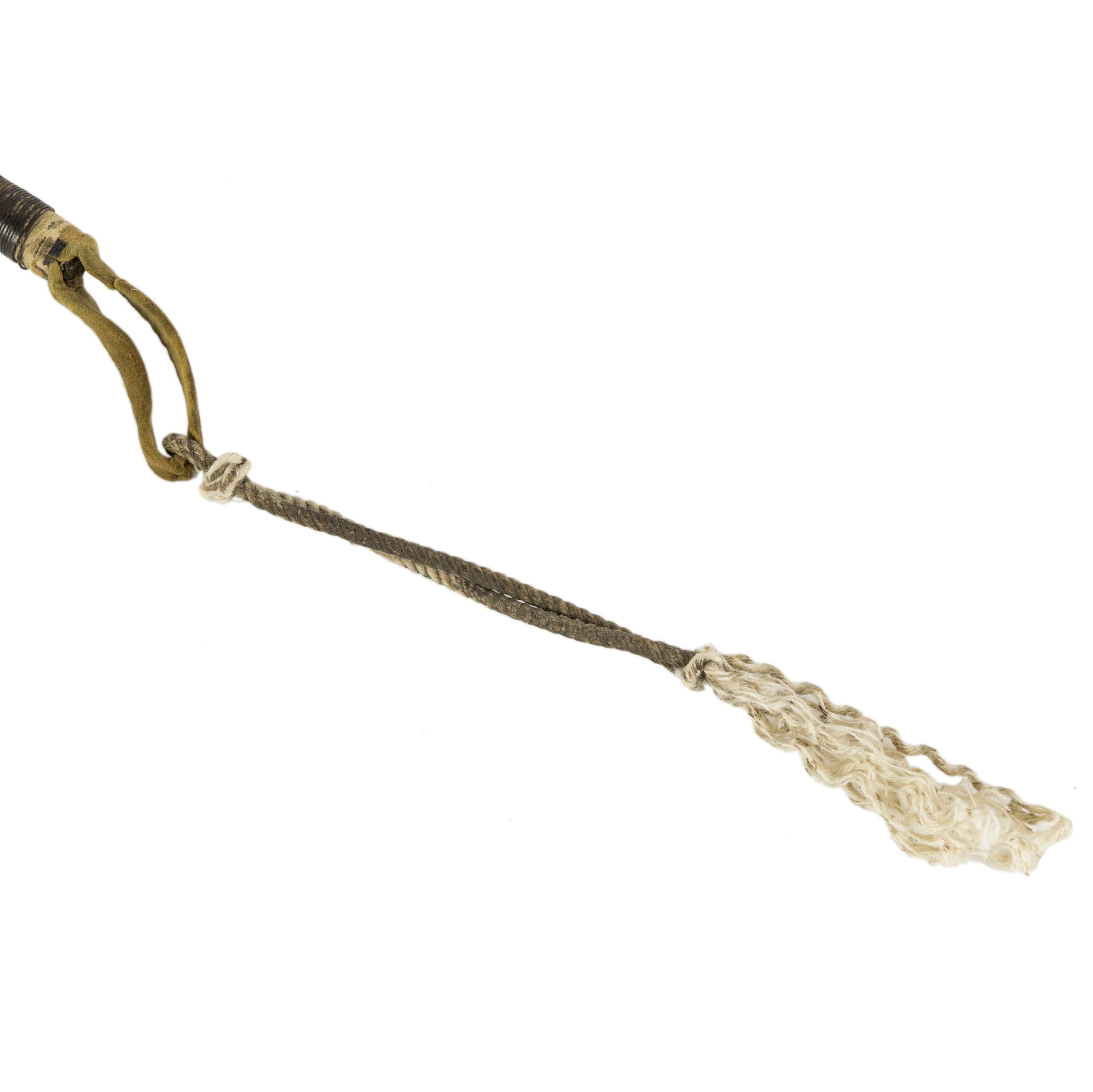 Woven Leather Quirt